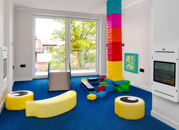 Dla najmłodszych przygotowano w resorcie pokój zabaw