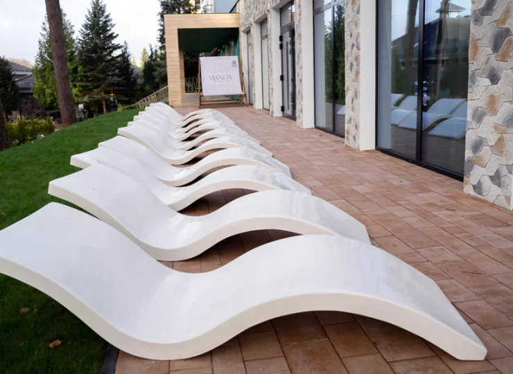 Wanga Sauna & Spa posiada także zewnętrzną strefę relaksu