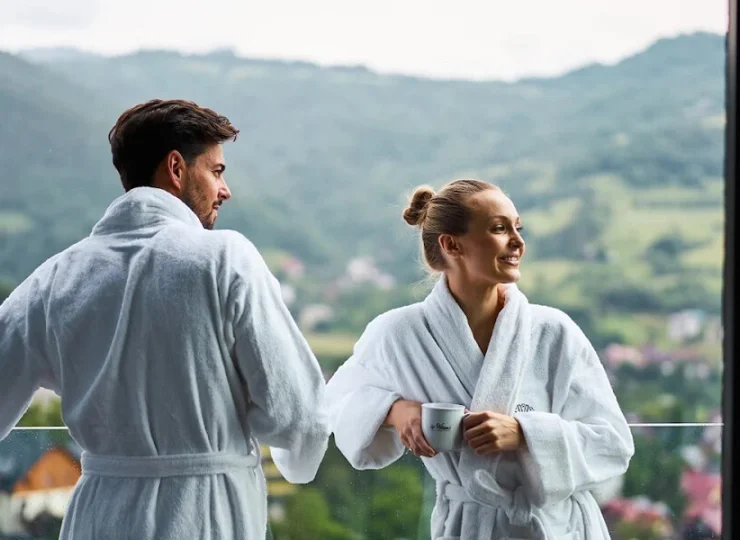 To nowoczesny resort spa z widokiem na Pieniny