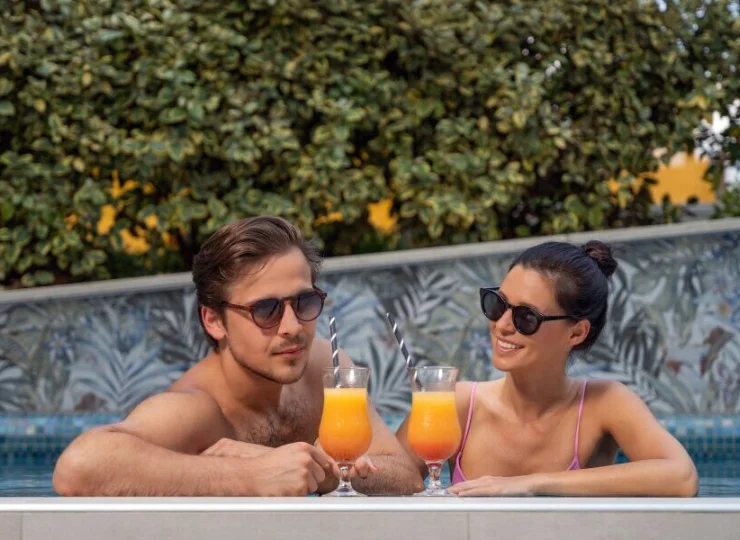 W strefie wellness znajduje się drink bar