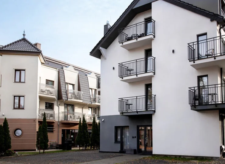 Villa Solaris to nowy obiekt usytuowany w zacisznym miejscu Niechorza