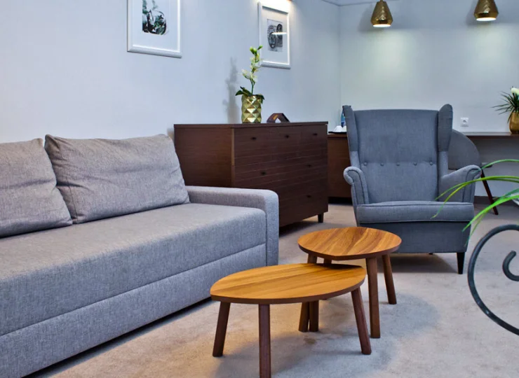 Hotel oferuje pokoje 2-osobowe oraz apartamenty