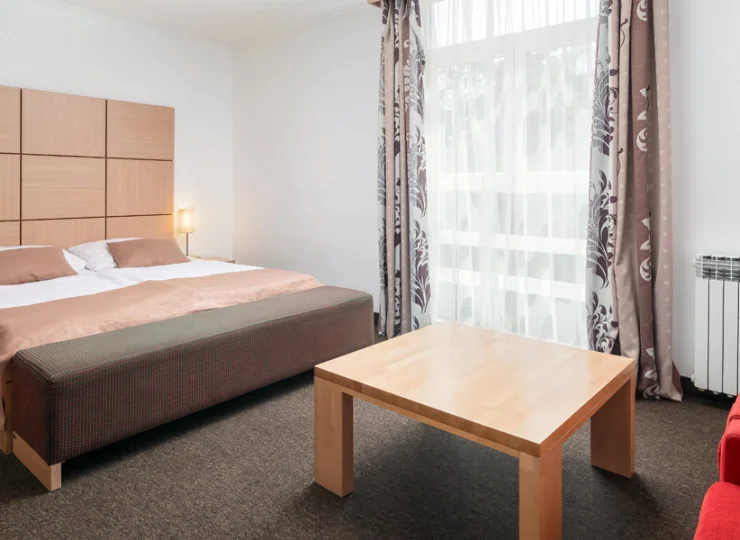 W każdej sypialni superior family znajduje się podwójne łóżko