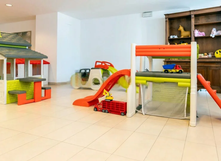 W hotelu znajduje się także kącik dla dzieci
