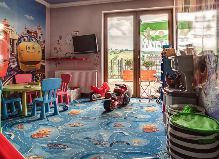 Jest także pokój zabaw dla dzieci