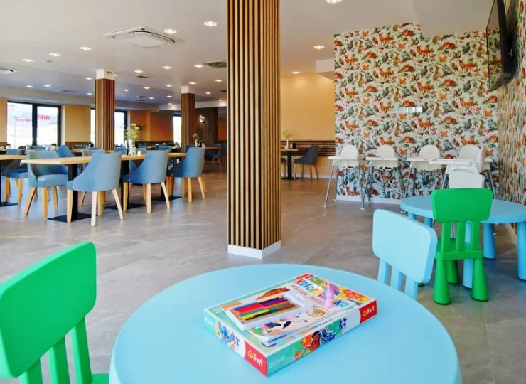W restauracji jest kącik dla dzieci
