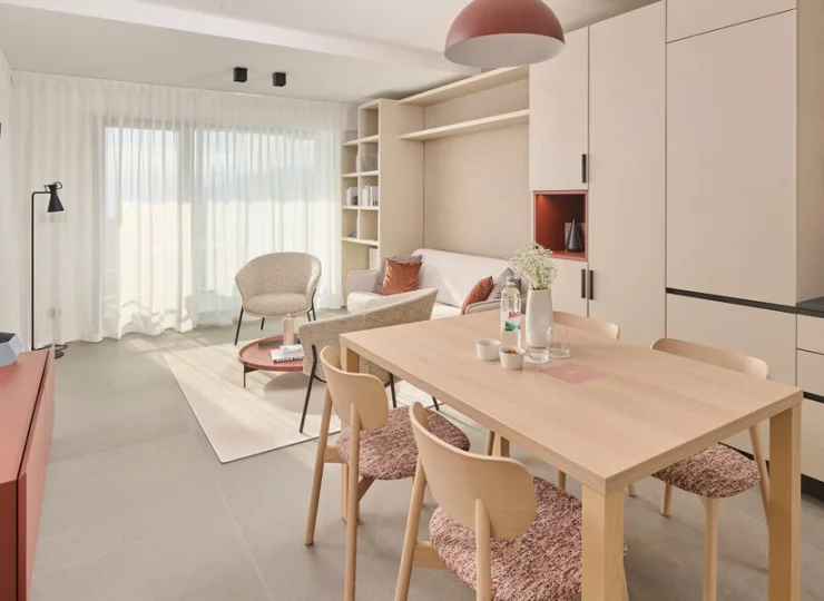 Apartament 2+1 z balkonem