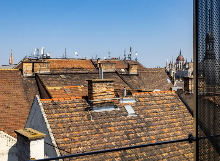 Panorama z balkonu z pokoju standard z widokiem