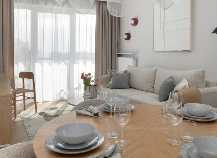 Kącik jadalniany pozwala wygodnie spożyć posiłek