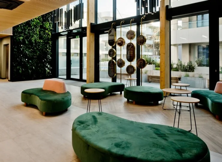 Wnętrza wspólne są eleganckie i stylowe