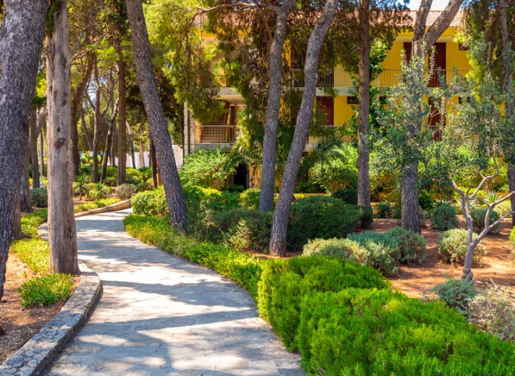 Spacery po resorcie i w kierunku plaży są wyjątkowo przyjemne