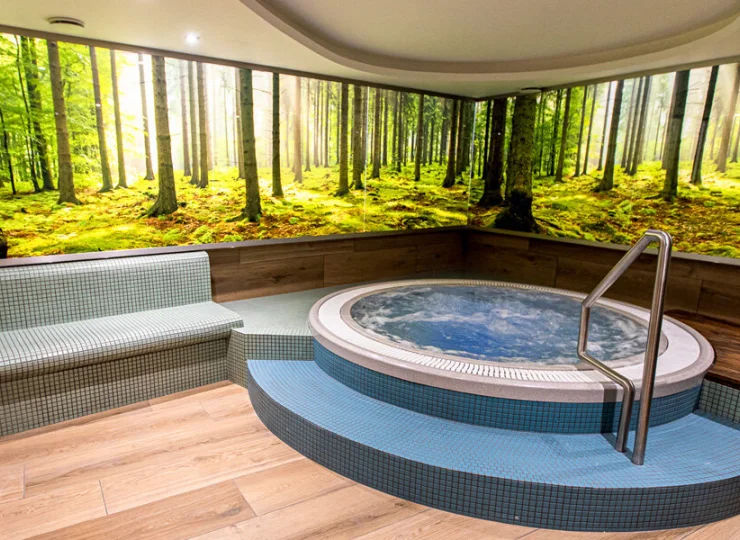 Goście hotelowi mają do dyspozycji kameralne i przytulne centrum wellness