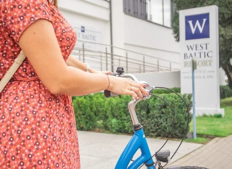 Tuż obok resortu mieści się wypożyczalnia rowerów