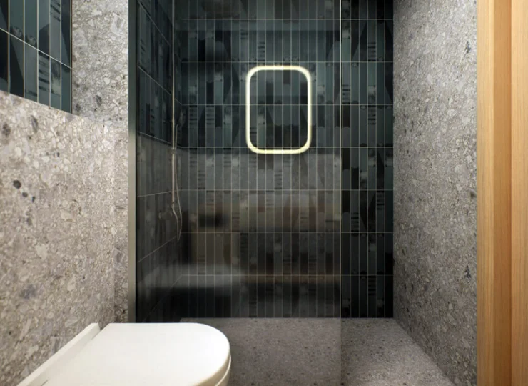 Wnętrza są nowocześnie zaaranżowane