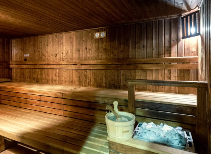 Hotel ma rozbudowaną strefę saun