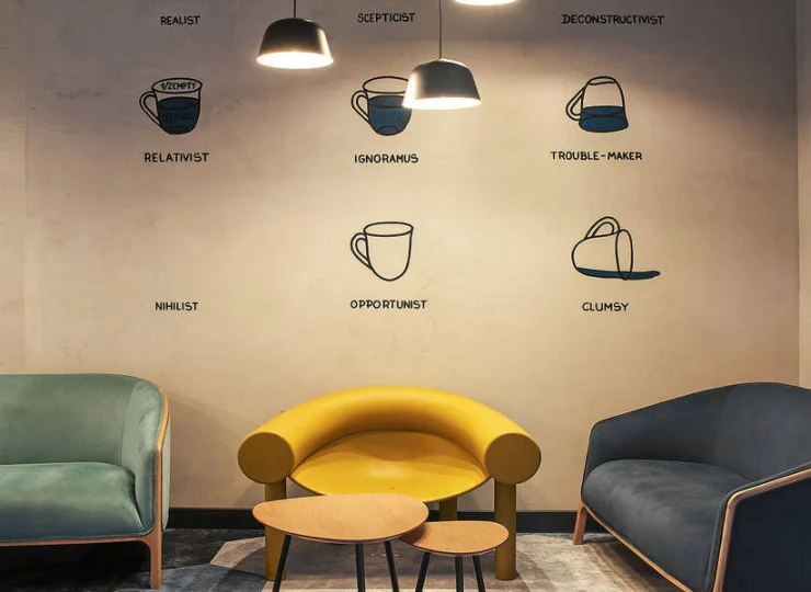 Wnętrza hotelu są designersko urządzone