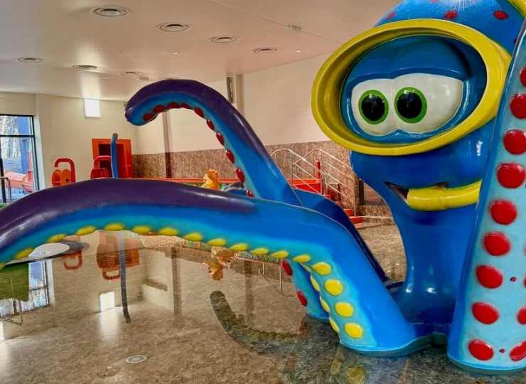 Aquapark zaprojektowano z myślą i o małych, jak i trochę starszych dzieciach