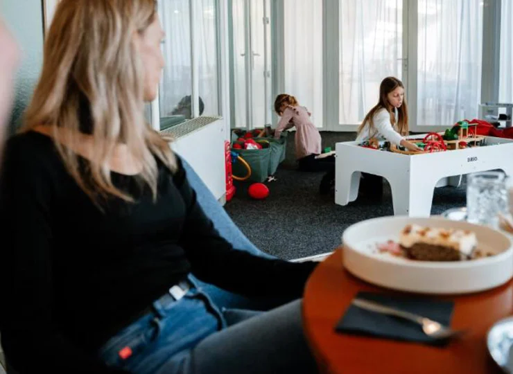 Kącik zabaw w restauracji