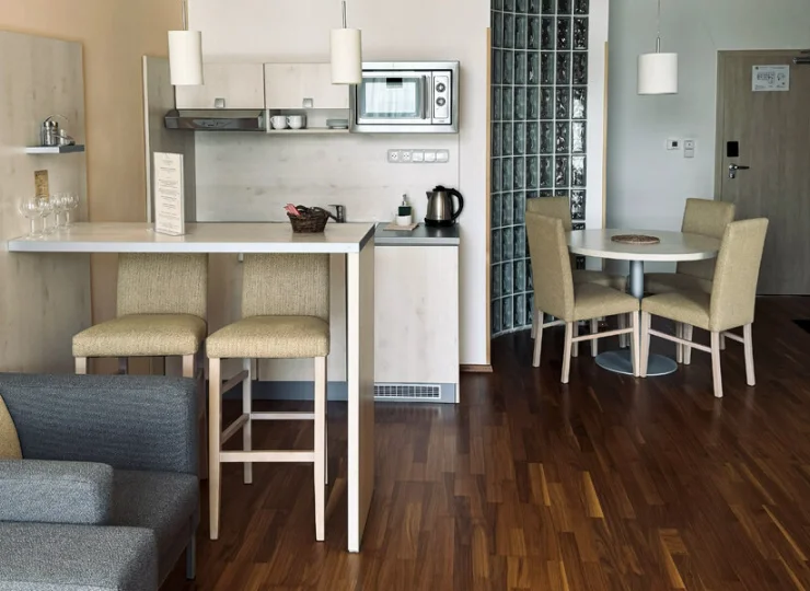 Przykładowy aneks kuchenny w Apartamencie Classic