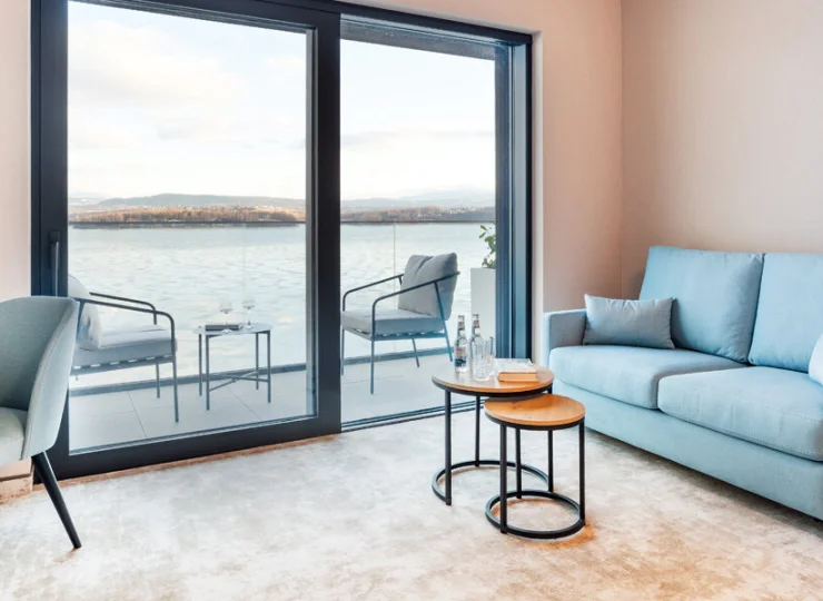 Pokoje z widokiem na jezioro zapewniają niezwykły wypoczynek