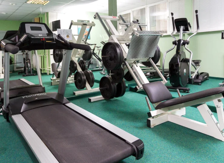 Można także skorzystać z hotelowej siłowni