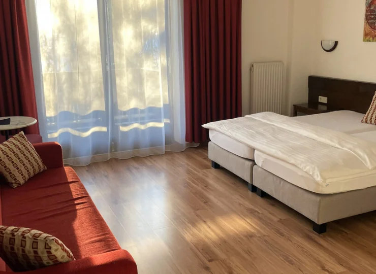 W pokoju rodzinnym znajdują się łóżka nawet dla 5 osób