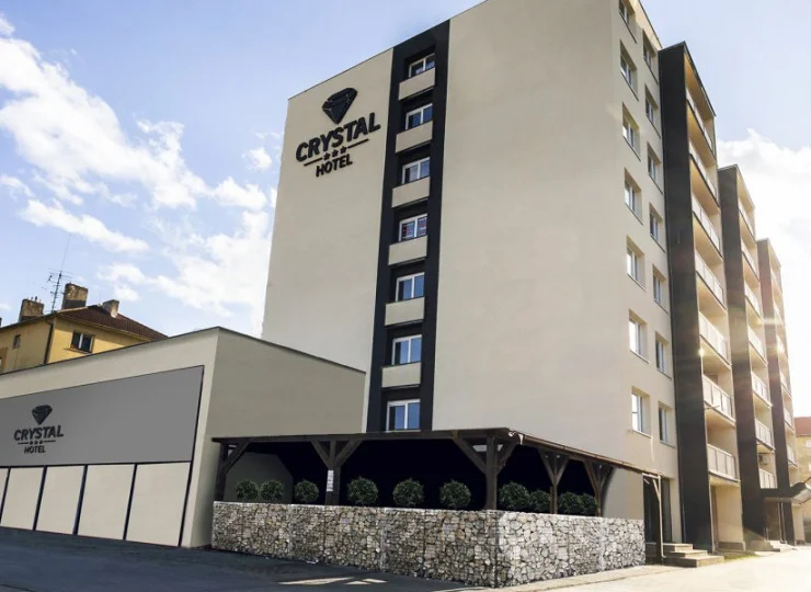 Hotel Crystal znajduje się w północnej części centrum Koszyc