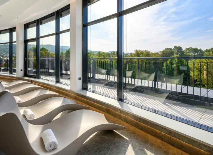 W hotelu mieści się sprzyjająca relaksowi strefa wellness