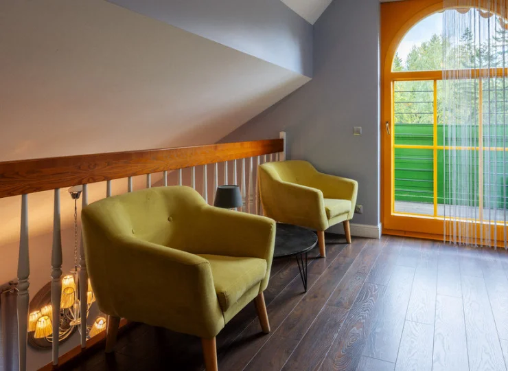 Część wypoczynkowa w apartamencie