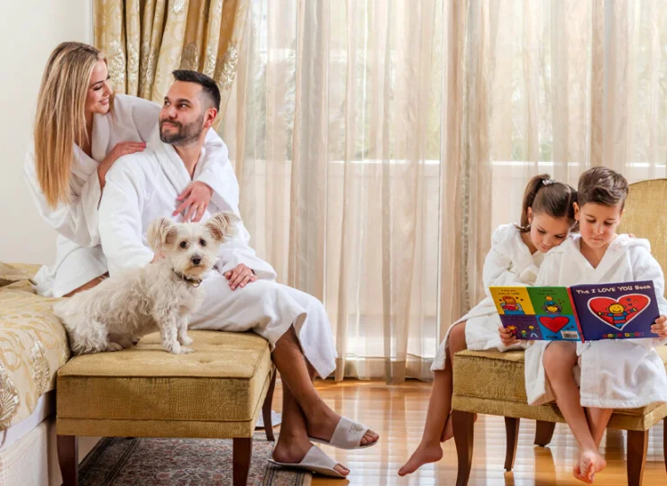 A także podczas rodzinnego wypoczynku