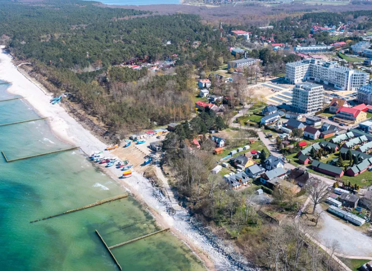 Do bałtyckiej plaży z hotelu jest zaledwie 150 metrów