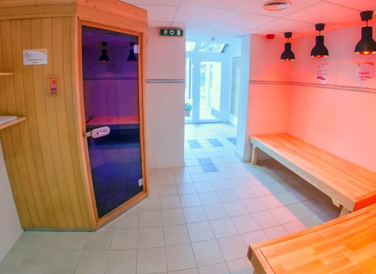 W centrum wellness jest strefa saun