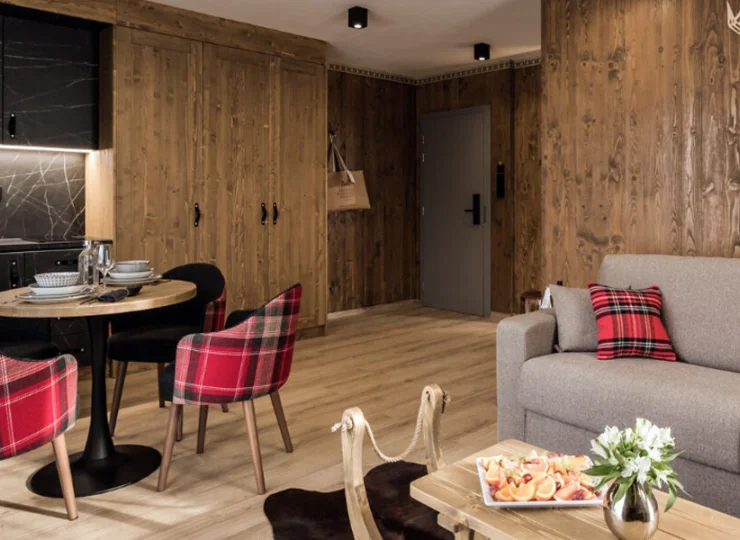 Przykładowy wystrój apartamentu Chalet z 1 sypialnią