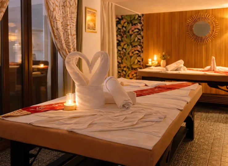 W hotelu mieszczą się gabinety masażu