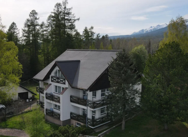 Budynek Willi Horec, w której mieści się część pokoi