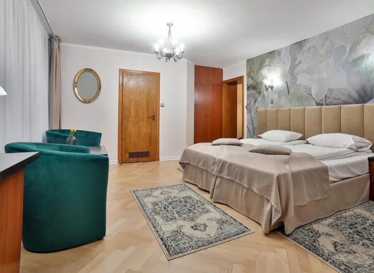 Pokoje różnią się pod względem powierzchni