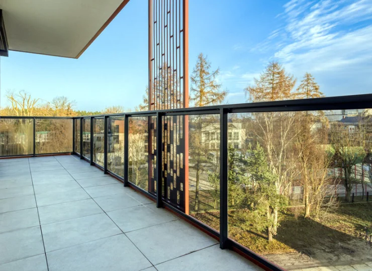 Każdy apartament ma własny balkon