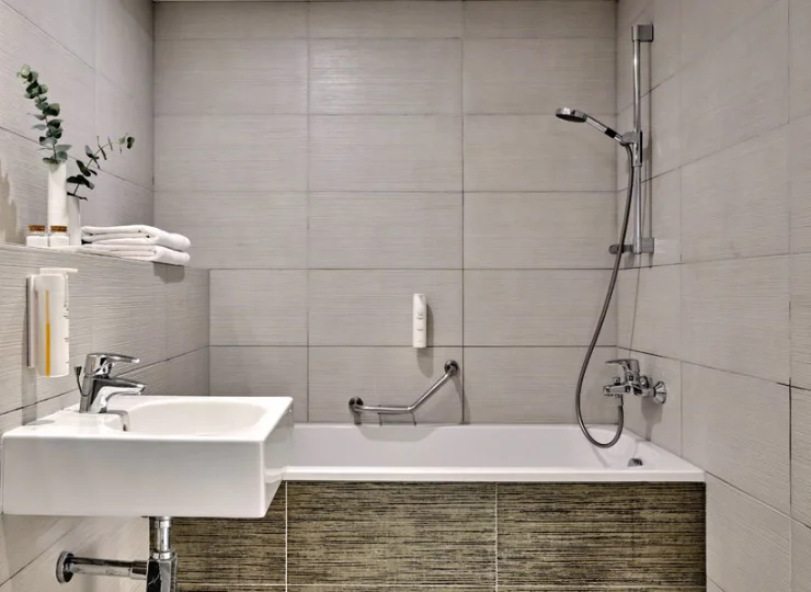 Każdy pokój posiada prywatną łazienkę