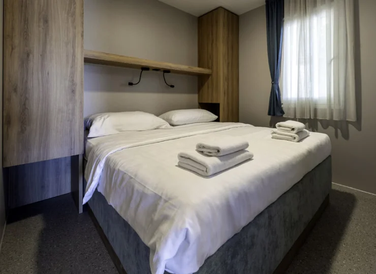 Sypialnia Domku Sunshine premium 6+1 z prywatnym jacuzzi