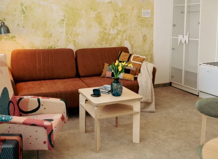 Apartamenty rodzinne mieszczą się w historycznym skrzydle Metalowca