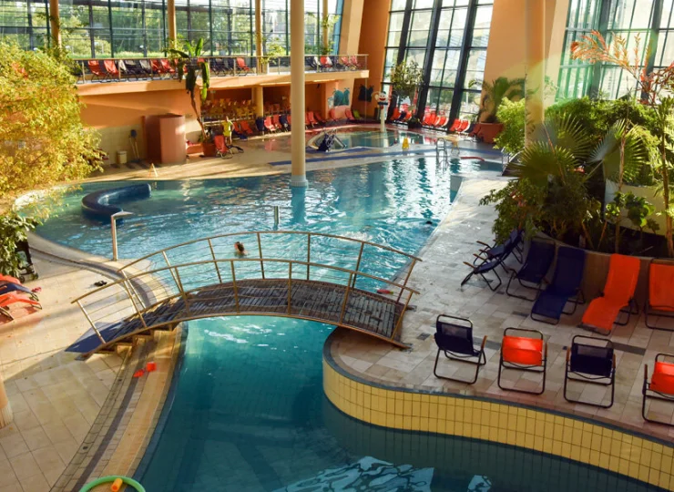 Hotel Portobello jest bezpośrednio połączony z aquaparkiem Aquasziget