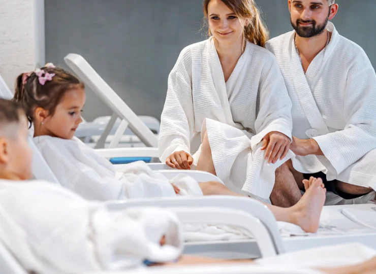 Strefa wellness pozwala cieszyć się czasem w rodzinnym gronie