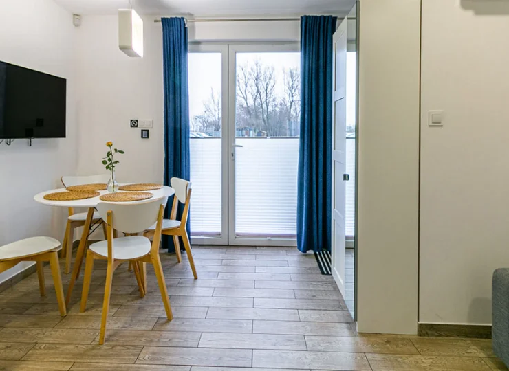 Przy stole można wygodnie zjeść każdy posiłek