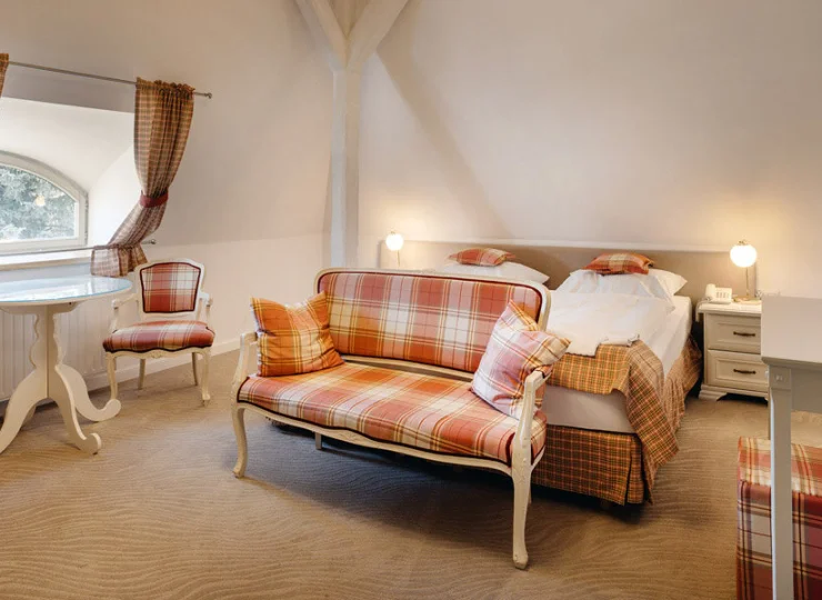 Są także większe pokoje 3-osobowe