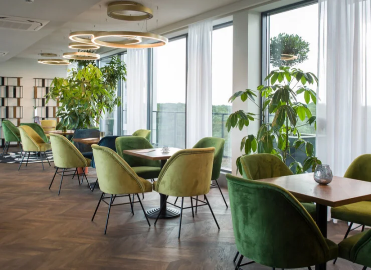 Wnętrza kawiarni Horyzont