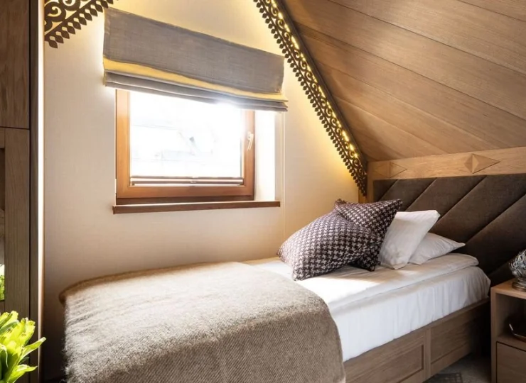 Druga sypialnia w w Apartamencie Krzesanica