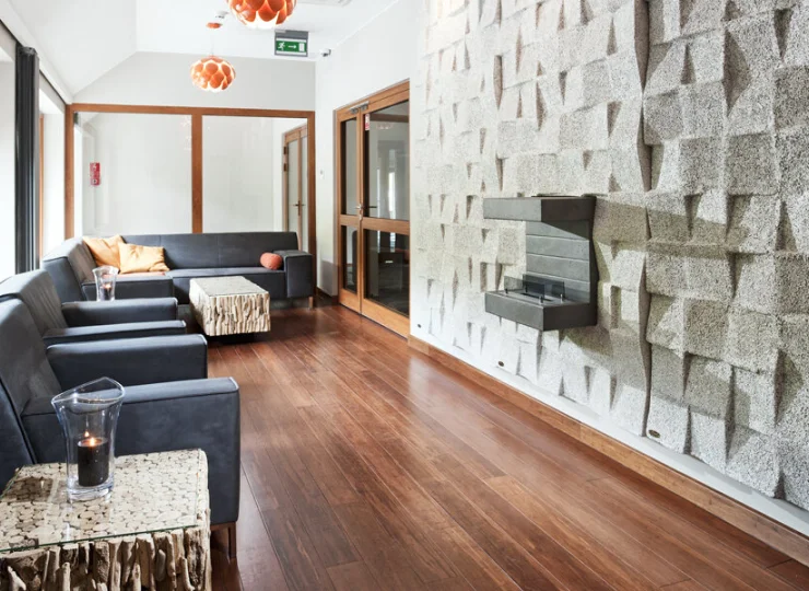 Wnętrza hotelu są nowoczesne