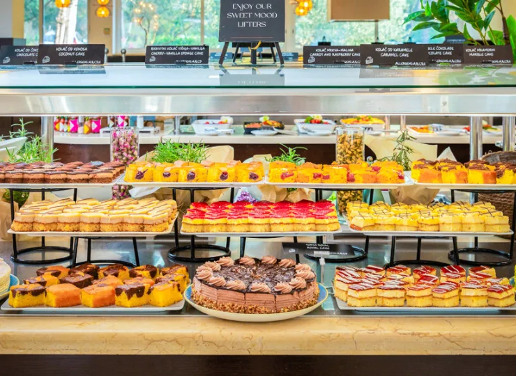 W bufecie jest także kącik słodkości