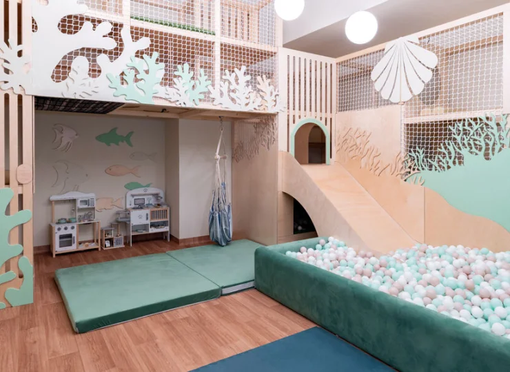 Resort jest idealnie przygotowany do wypoczynku rodzin z dziećmi