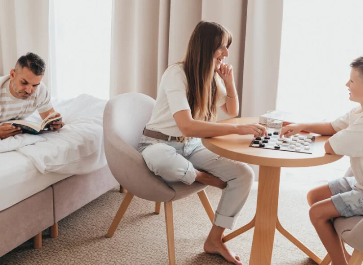 Gustowne wnętrza resortu sprzyjają odpoczynkowi